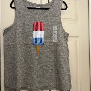 NWOT 'Merica Popsicle Muscle Tee